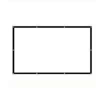 écran de Projection motorisé Écran de Projection Pliable Portable en Polyester 16:9, adapté aux cinémas à Domicile, aux réunions, aux Bureaux, écran de Projection HD videoprojecteur(100 inch Screen)