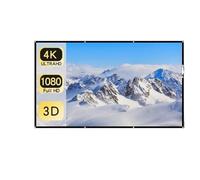 écran de Projection motorisé Écran de Projection Pliant Facile 60-150 Pouces Tente Facile 16:9 écran de projecteur extérieur Full HD 2K 4K videoprojecteur(100 inch)