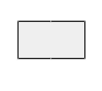 écran de Projection motorisé Écran de Projection Portable Simple Rideau Affichage Anti-lumière pour la Maison en Plein air HD Voyage Home cinéma videoprojecteur(84 inch)