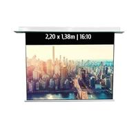 ECRANS ELECTRIQUES ENCASTRABLES - KIMEX - Ecran de projection motorisé encastrable 2,20 x 1,38m - Format 16:10 - Wi-Fi - 048-1533W