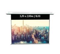 Ecran de projection motorisé encastrable 3,20 x 2,00m - Format 16:10 - Wi-Fi