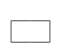 écran de Projection motorisé Rideau de Projection Simple 16:9, écran d'affichage HD Portable, Rideau de Projection de Film pour cinéma Maison videoprojecteur(100 inch)