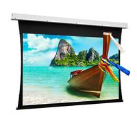 Écran de projection motorisé tensionné encastrable au plafond Projecta DescenderPro 260 x 176 cm