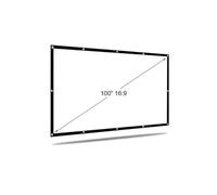Ecran de Projection Mural Pliable - 100" - Double Face Avant/Arrière
