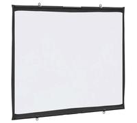 Écran de projection mural - vidaXL - 50 pouces - 4:3 - Blanc mat - Polyester - 107x85 cm - Montage mural - Surface mat