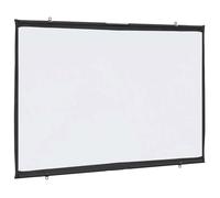 vidaXL Écran de projection mural 60'' (16:9) Blanc mat Polyester 137×83 cm Montage mural