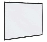 Écran de projection mural - vidaXL - 90 pouces - Blanc - Polyester - 4:3