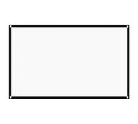 Écran de Projection Pliable Portable en Polyester pour Home Cinéma | Reproduction des Couleurs Optimale, Projection Uniforme, Démontage Facile, Salle de Conférence et Affichage Public