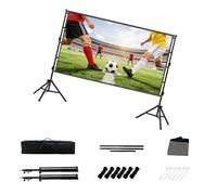 Écran de Projection Portable 16: 9 avec, résistance à la lumière du Soleil, pour Le Camping en Plein air, écran de visualisation des Sports