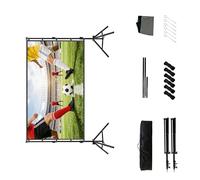 Écran de Projection Portable 16: 9 avec, résistance à la lumière du Soleil, pour Le Camping en Plein air, écran de visualisation des Sports