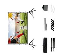 Écran de Projection Portable 16: 9 avec, résistance à la lumière du Soleil, pour Le Camping en Plein air, écran de visualisation des Sports