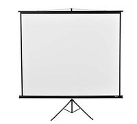 Écran de Projection Portable avec Support Trépied Réglable en Acier HD 3D Compatible 113 Pouces