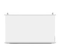 Écran de Projection Portable, Écran de projecteur monté au Plafond Mural, 60/72 Pouces, Rapport 16:9, Blanc(Metal,72in)