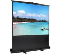 Ecran de Projection Portable, Ecran de Projection sur Pied, 163 x 123 cm, Matériau: Toile blanche, Alliage en aluminium
