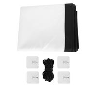 Écran de projection portable pliable et infroissable en polyester résistant, léger et infroissable, pour une utilisation intérieure et