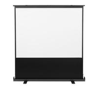 Écran de projection portable sur pied - 80" 4:3 - 1,64 x 1,23 m - Pour la maison, le jardin et le camping - Noir