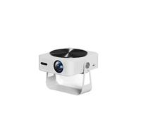 Écran de Projection, Projecteur Portable 4K 1200ANSI, 1080P Entièrement Électrique, Correct Automatique, WIFI6 360° Home Cinéma pour Le cinéma Maison
