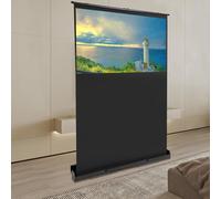 Écran de projection Pull-up pour vidéoprojecteur 60"/80" 16:9 Angle de vision : 160° Portable Écran de projection prend en charge 4K, 8K Ultra Haute Définition et divertissement actif 3D/HDR (60")