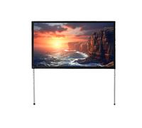 celexon Écran de projection sur cadre pliable rétroprojection Mobile Expert 165" | 366x206 cm 16:9 | sur pied pour intérieur & plein air | pour vidéoprojecteurs 4K Full HD | valise à roulettes incluse