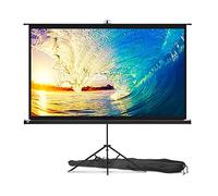 Écran de Projection sur Pieds 84 Pouces - Écran pour projecteur intérieur et extérieur pour Films ou présentations - Écran sur trépied HD Premium sans pli 16:9 avec Sac de Transport et Sangles, Mat