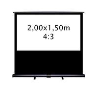 Ecran de projection transportable Pull Up 2,00 x 1,50m - Format 4:3