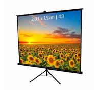 Ecran de projection trépied 2,03 x 1,52m - Format 4:3