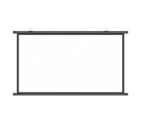 Écran de Projection vidéo Portable 60/72 Pouces, 16:9 4K, Pliable, Anti-Plis, pour intérieur et extérieur, Installation Facile, adapté aux Maisons, écoles et Bureaux (Fibre de Verre Grise, 1