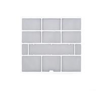 Écran de protection anti-poussière pour unité intérieure, accessoire indispensable pour les climatiseurs pour maintenir des opérations propres (28,2 x 26,5 cm)