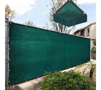Écran de protection de confidentialité en PVC épaissi, barrière de confidentialité intérieure et extérieure réglable avec trous et supports pour mur, jardin, balcon, cour, grille non grimpante, écran 