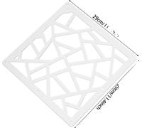 Écran de protection de la vie privée, design moderne, matériau durable, blanc-24pcs