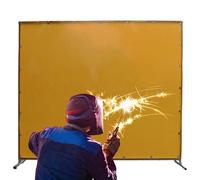 Écran de protection de soudage industriel, rideau résistant à la chaleur pour la sécurité de la construction et de la cabine de soudure, barrière durable et fiable pour lieu de travail