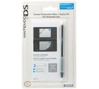 Hori Filtre de Protection pour écrans Nintendo DSi - Ecran du haut et écran du bas tactile - avec Stylet Noir - Accessoire Licence Officielle Nintendo Dsi