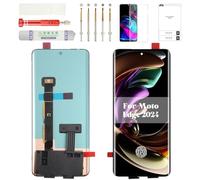 Écran de rechange d'origine pour Moto Edge 2024 pour Moto Edge 2024 LCD Digitizer Display pour Motorola Moto Edge 2024 Kit d'assemblage tactile XT2405V XT-2405V Noir (avec fonction d'empreintes