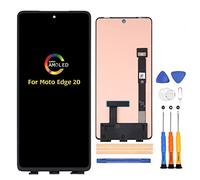 Écran de rechange d'origine pour Motorola Moto Edge 20/Edge 20 Pro/Edge X30/Edge 30 Pro/G52/G82 LCD Display & Touch Screen Digitizer Ensemble de montage complet avec kits d'outils de réparation