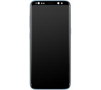 Écran de rechange Samsung Galaxy S8, vitre prémontée - Bleu
