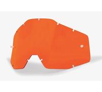 Ecran de remplacement 100% RACECRAFT ACCURI STRATA Orange Anti-buée