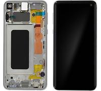 Écran de remplacement compatible avec le Samsung Galaxy S10e, vitre prémontée - Blanc