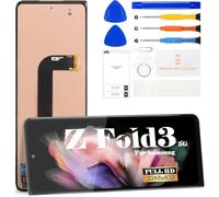 Écran de remplacement LCD TFT pour Samsung Galaxy Z Fold 3 5G pour Samsung Z Fold 3 5G pour Galaxy Fold 3 5G SM-F926B Ensemble de réparation d'écran tactile numérisé (sans cadre, noir)