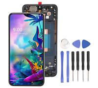 Écran de Remplacement pour G8X ThinQ, V50S ThinQ 5G, écran Tactile AMOLED 6,4 Pouces avec Cadre, Kit de Réparation D'écran LCD LED pour Téléphone