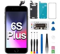 Écran de remplacement pour iPhone 6S Plus avec haut-parleur auriculaire Câble Flex Caméra frontale Capteur de proximité Bouton Home 3D Écran tactile LCD Digitizer Kit d'outils de réparation A1634