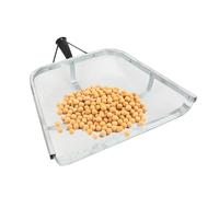 Écran de sable - Tamis terrestre | Crop Metal | Tamis robuste en acier inoxydable avec poignée gripy | Outils de collecte de pelle multifonctions ergonomic