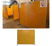 Écran de soudage de rechange, bouclier thermique autoportant avec cadre et ceinture fixe, 3 panneaux, 1,9 x 1,8 m