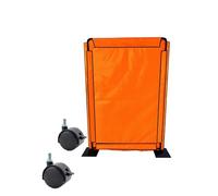 Écran de soudage portable, cadre stable et roulettes faciles à déplacer, barrière pliable mobile for zones de meulage des métaux/travail à chaud(1-pack)