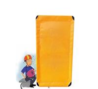 Écran de soudage Portable, Rideau de soudage Ignifuge Mobile avec Cadre Stable, pour Les Zones de Coupe de métal/de Travail à Chaud (Fibre de Verre, 2,58 x 110 cm)