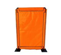 Écran de soudage Portable, Rideau de soudage Mobile Ignifuge avec Cadre Stable, pour Les Zones de Coupe de métal/de Travail à Chaud (Fibre de Verre, 2,120 x 185 cm)