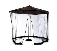 Écran de Table extérieur en Maille pour Parasol de Jardin, moustiquaire pour Parasol de Patio, Filet 100% Polyester, écran en Polyester à Fermeture éclair, enclos en Maille, pour Parasol de Patio,