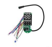 Écran de tableau de bord sans fil pour scooter électrique Xiaomi 5 vitesses Mode batterie compteur circuit imprimé ABS résistant à l'usure Couleur verte