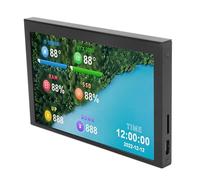 Écran de Température D'Ordinateur de 5 Pouces, Petit écran D'Interface USB Portable avec Interface de Type C, écran de Données Intelligent avec Interface Utilisateur Claire et