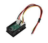 Écran de tension CC numérique | 2 en 1 Testeur de tension numérique LED DC 0-100 V Ampère, affichage de tension, ampèremètre DC pour la famille, les amis, gamme de tension de test domestique DC 0 ~