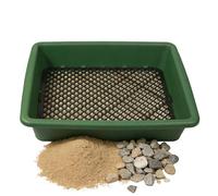 Écran de tri des métaux - Filtre robuste, filet de classement interchangeable, équipement de filtration en acier inoxydable | Exploration géologique, chasse au trésor, chantier, compost, engrais pour